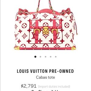 The most fabulous Louis Vuitton beach bag EVER!😎